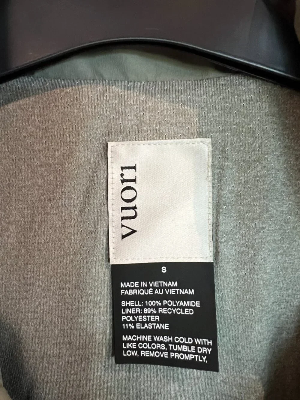 Vuori Elijo Rain Jacket Women's Rain Jacket Laurel or Pistachio Green Small - Picture 5 of 11